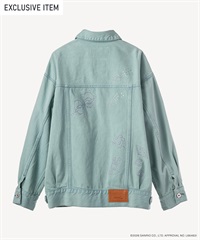 サンリオキャラクターズコラボ リトルツインスターズ デニムジャケット(mint green-36)