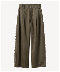 サイドレースチノパンツ(khaki-34)