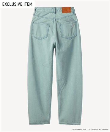 サンリオキャラクターズコラボ リトルツインスターズ デニムパンツ(mint green-36)