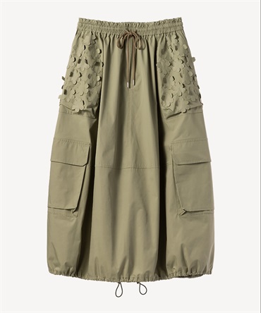 フラワーカーゴスカート
