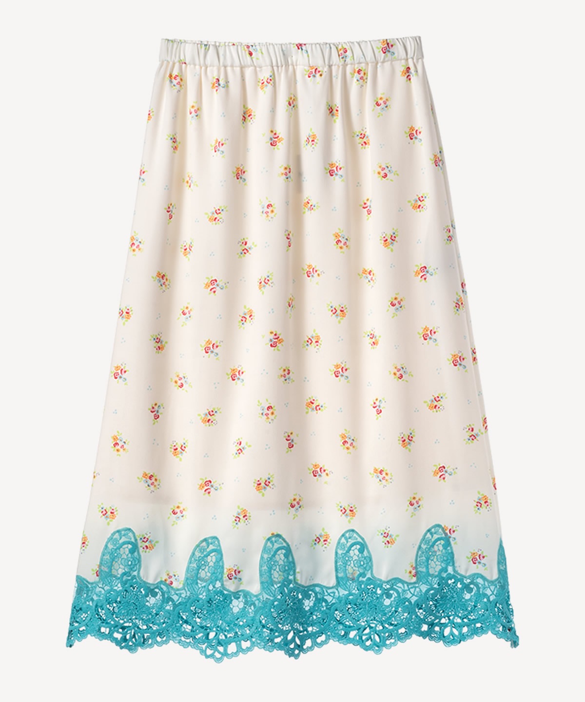 ティーカップフラワープリントスカート(cream-36)