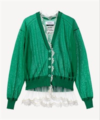 シアーレースカーディガン(green-36)