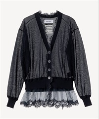 シアーレースカーディガン(navy-36)