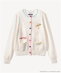 サンリオキャラクターズコラボ ハローキティ カーディガン(white-36)