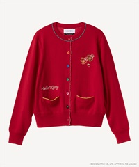 サンリオキャラクターズコラボ ハローキティ カーディガン(red-36)