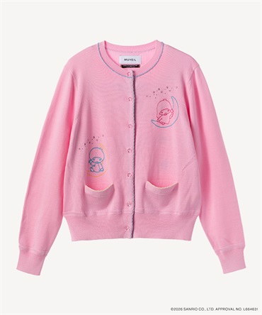 サンリオキャラクターズコラボ リトルツインスターズ カーディガン(pink-36)