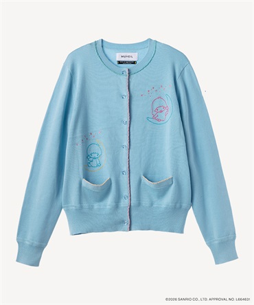 サンリオキャラクターズコラボ リトルツインスターズ カーディガン(blue-36)