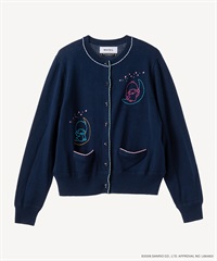 サンリオキャラクターズコラボ リトルツインスターズ カーディガン(navy-36)