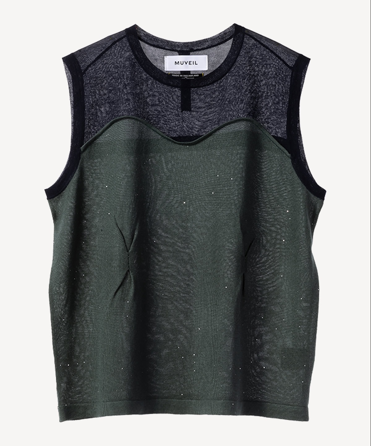 コルセット風プルオーバー(navy-36)