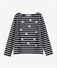 エーデルワイスボーダーカットソー(black-36)