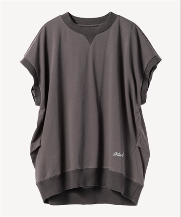 ミュベール刺繍付きプルオーバー(dark gray-36)