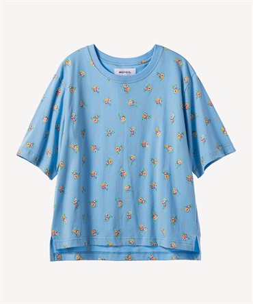 ティーカッププリントTシャツ(light blue-36)