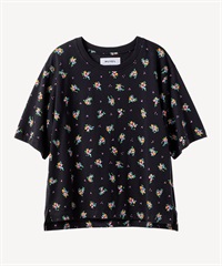 ティーカッププリントTシャツ(navy-36)