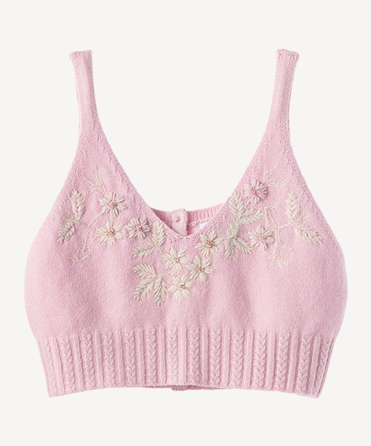 フラワー刺繍ビスチェ(pink-F)