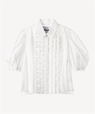 タックフリルブラウス(white-36)