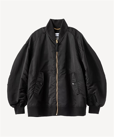 ツイルミリタリーリバーシブルブルゾン(black-36)