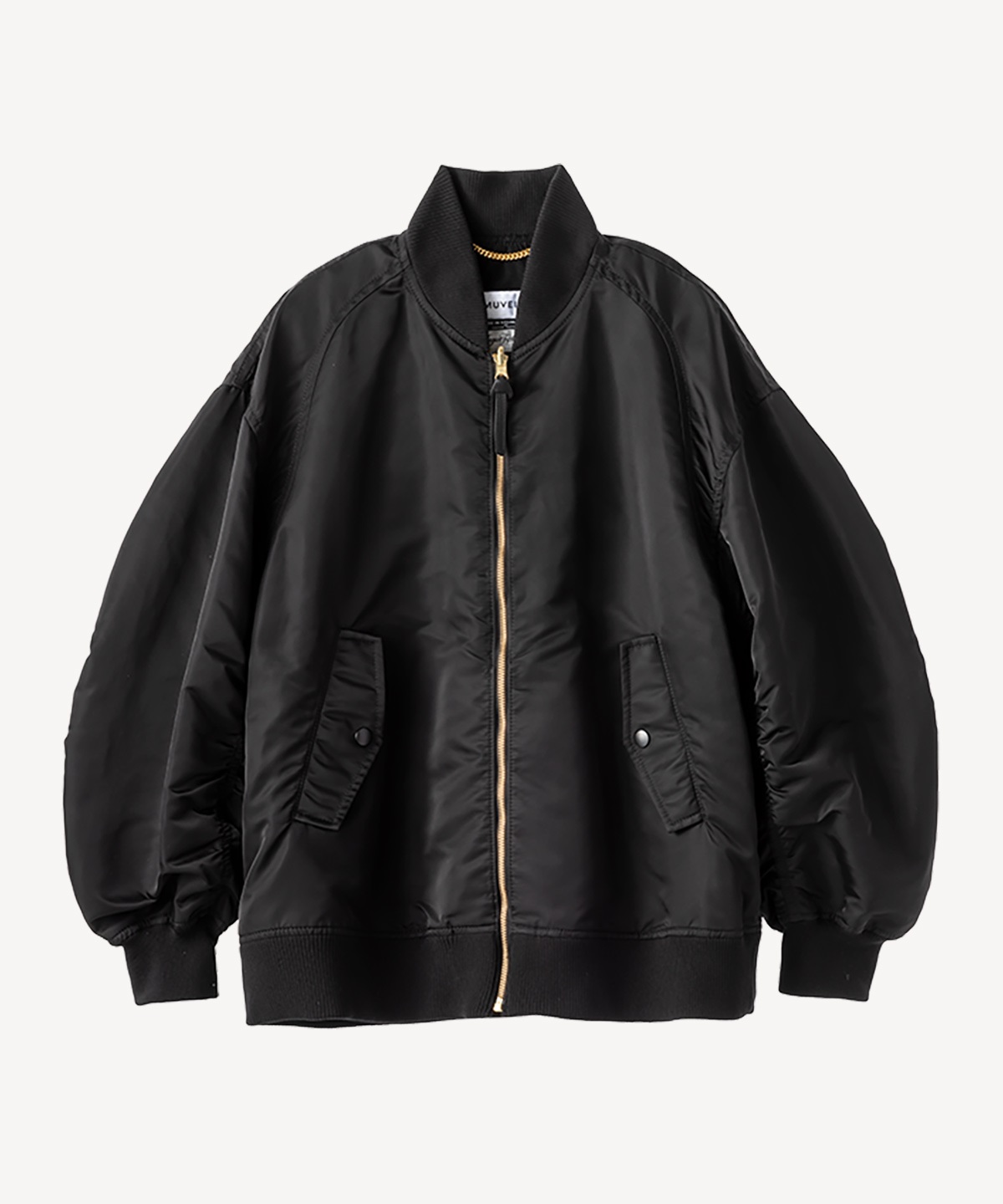 ツイルミリタリーリバーシブルブルゾン(black-36)