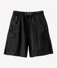 ツイルミリタリーショートパンツ(black-36)