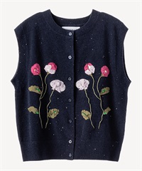 スイトピーカーディガン(navy-36)