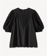 ランジェリーレイヤードTシャツ(black-36)