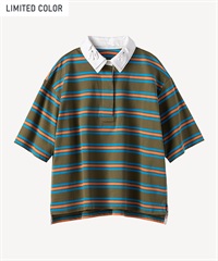 ビジューポロTシャツ(olive-36)