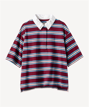 ビジューポロTシャツ