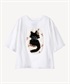 メインクーンキャットTシャツ(white-36)