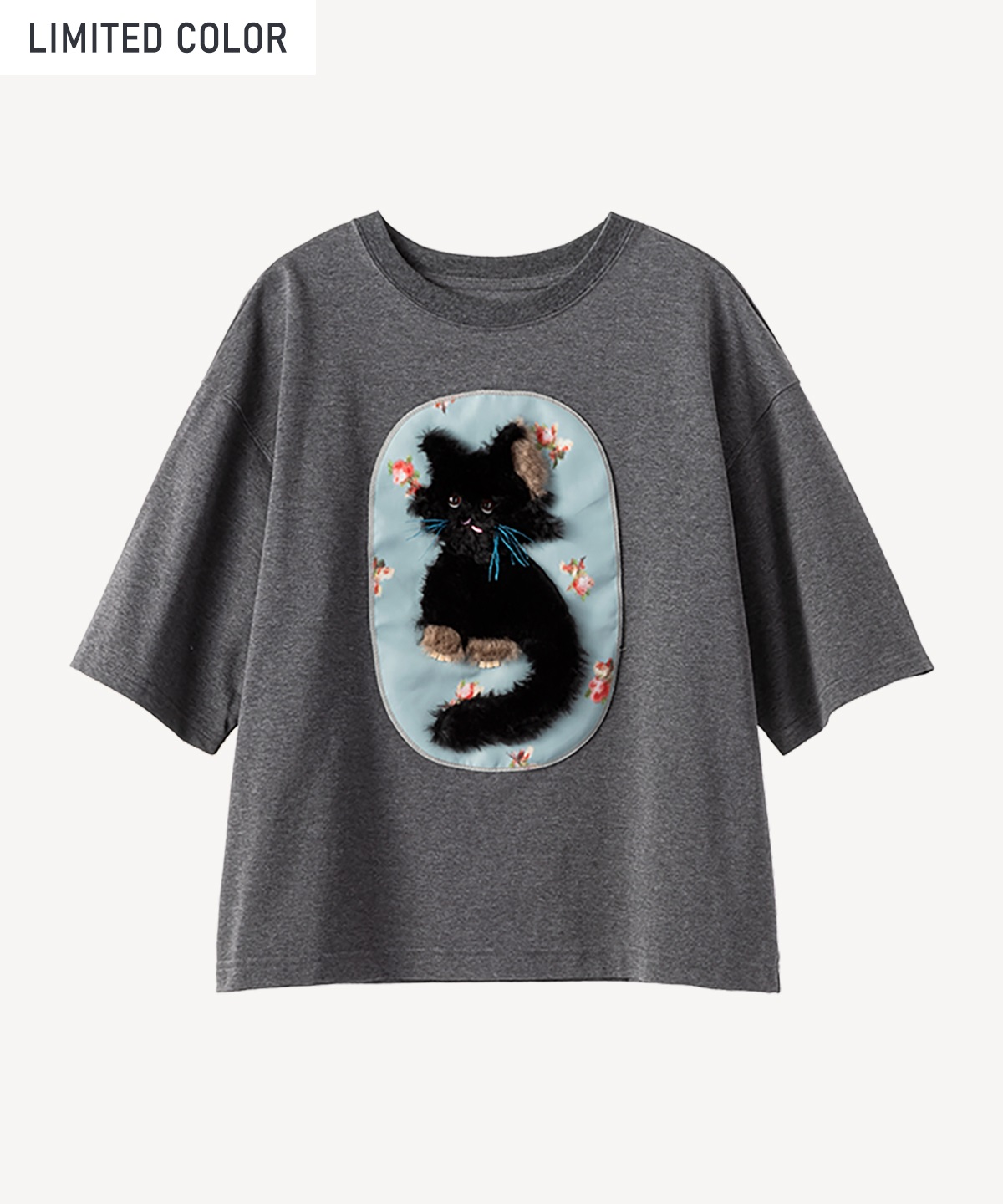 メインクーンキャットTシャツ(gray-36)