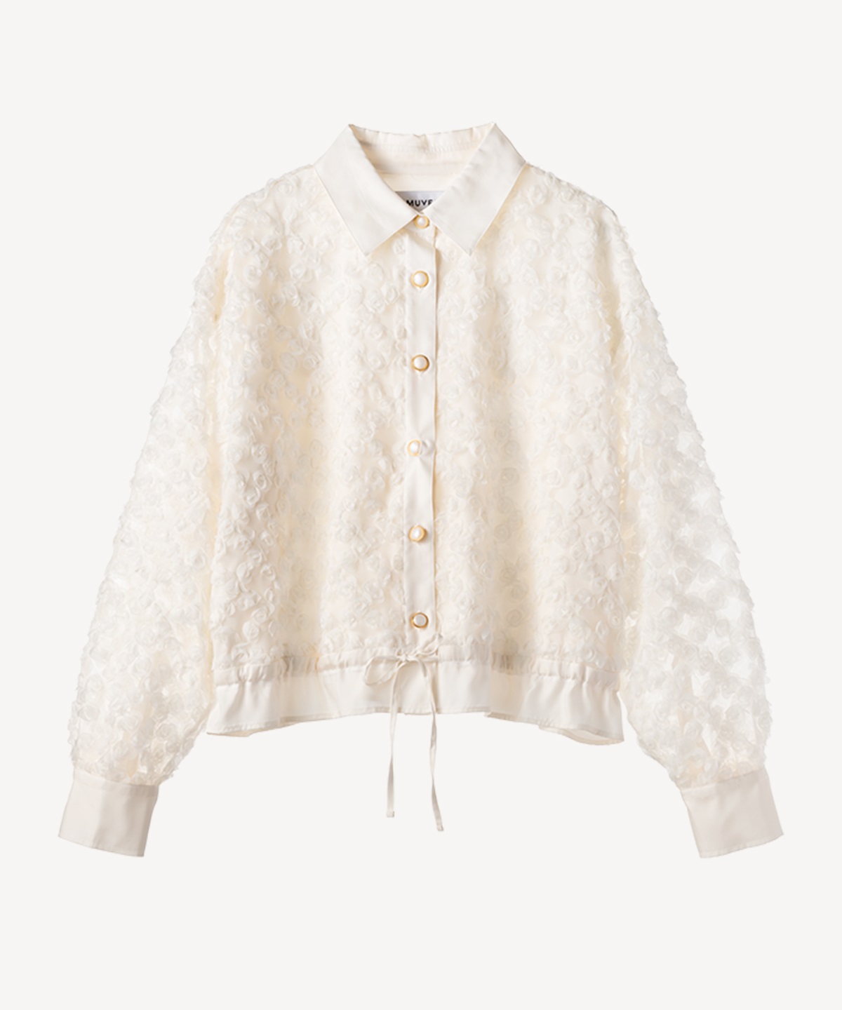 ローズチュールブラウス(white-36)
