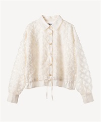 ローズチュールブラウス(white-36)