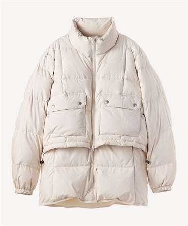 TAIONコラボ3WAYダウンコート(off white-36)