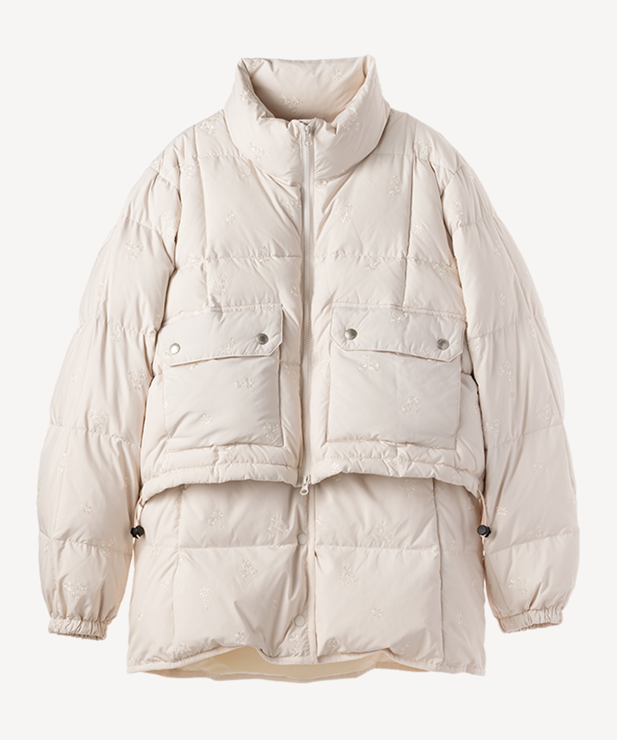 TAIONコラボ3WAYダウンコート(off white-36)