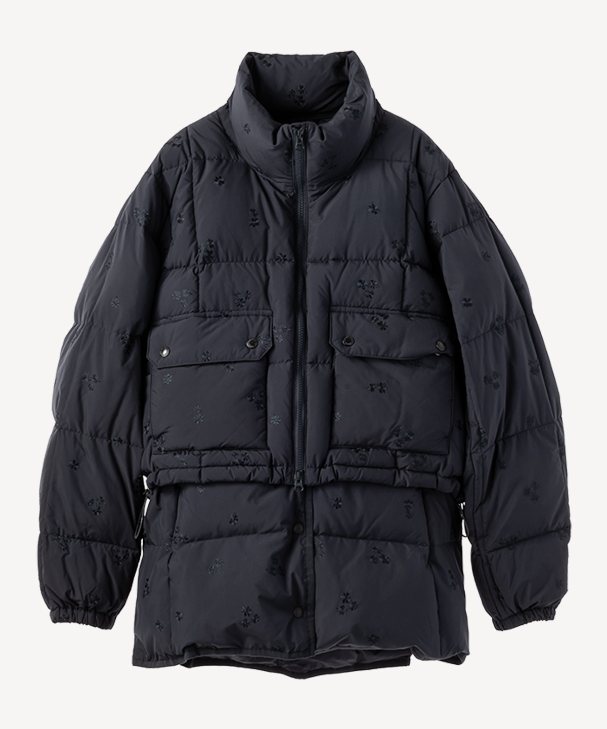 TAIONコラボ3WAYダウンコート(navy-36)