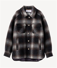 チェック柄リバーシブルジャケット(dark gray-36)