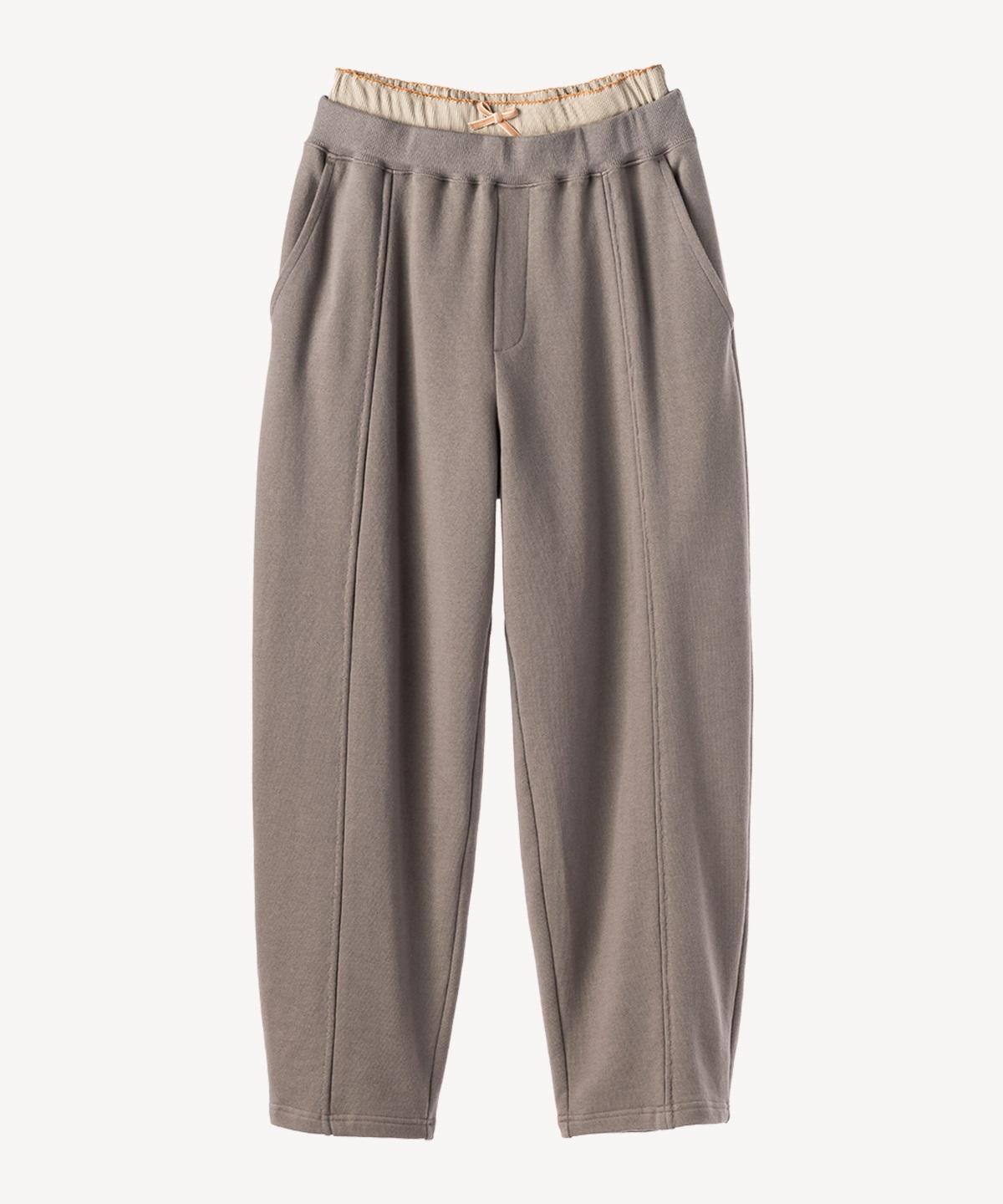 ダブルウエストスウェットパンツ(gray-36)