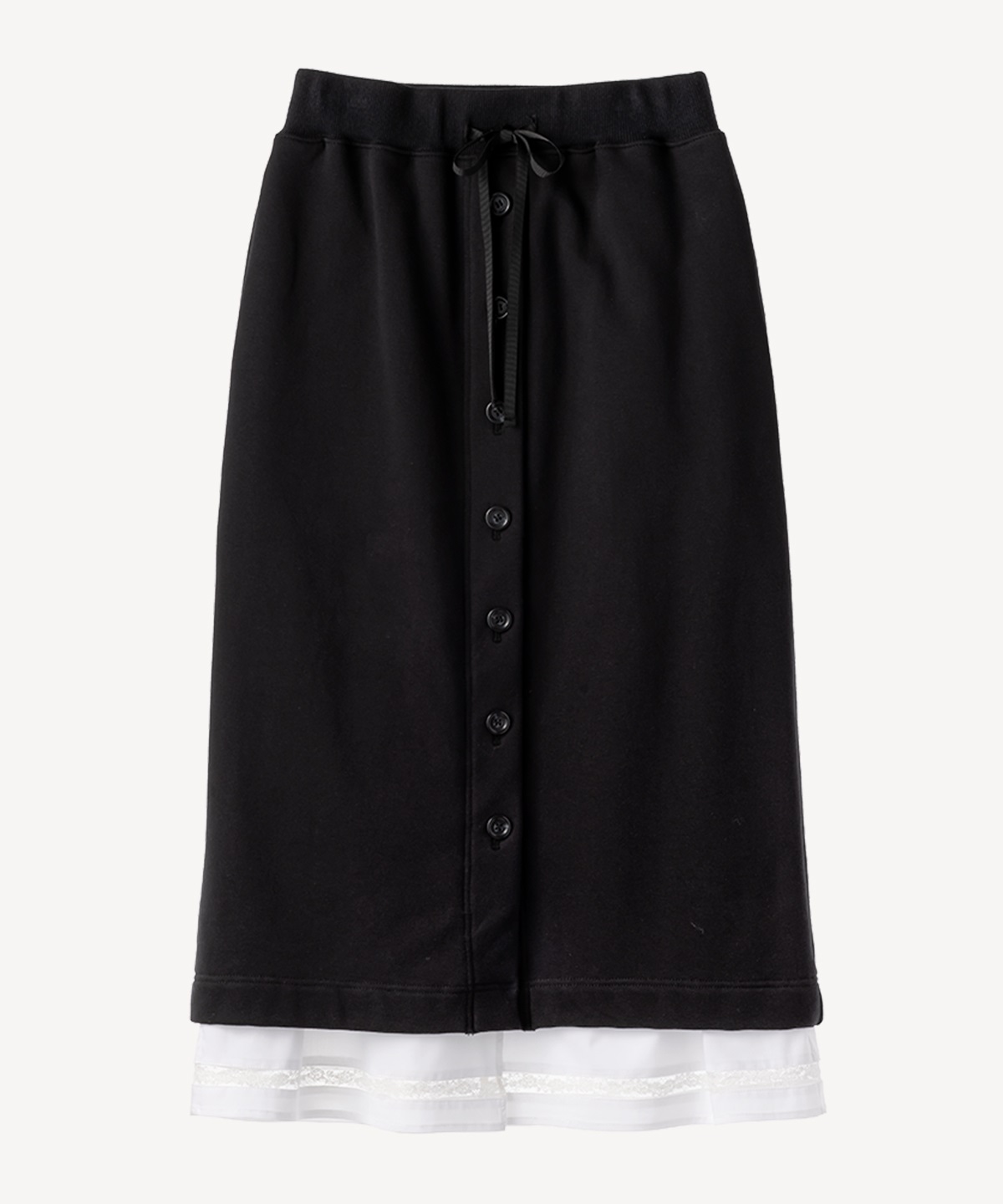 シャツコンビ裏毛スカート(black-36)