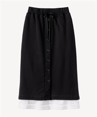 シャツコンビ裏毛スカート(black-36)