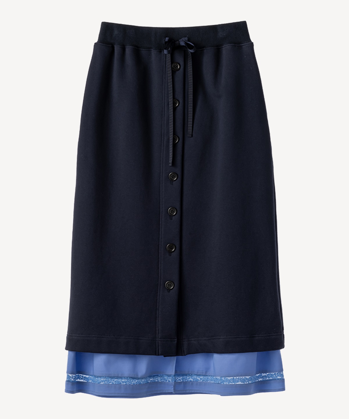 シャツコンビ裏毛スカート(navy-38)