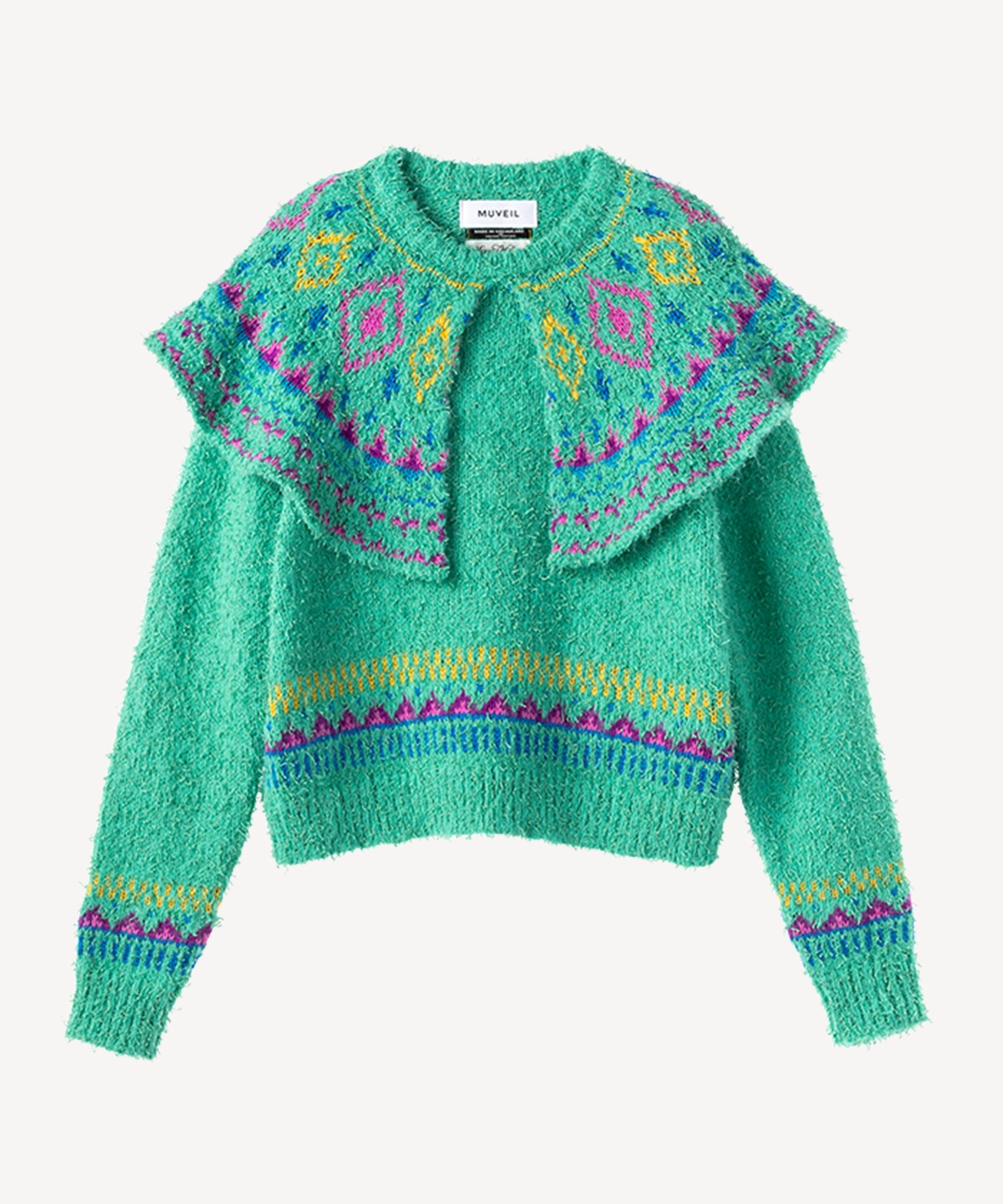 フェアアイルプルオーバー(green-36)