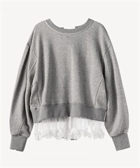 ランジェリー裏毛プルオーバー(gray-36)