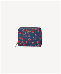 イチゴ柄ラウンド2つ折り財布(navy-F)