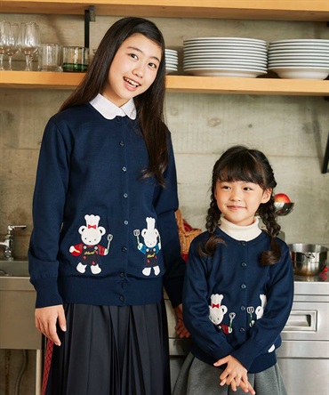 MUVEIL×familiar カーディガン 130-160cm | MUVEIL Online Shop 