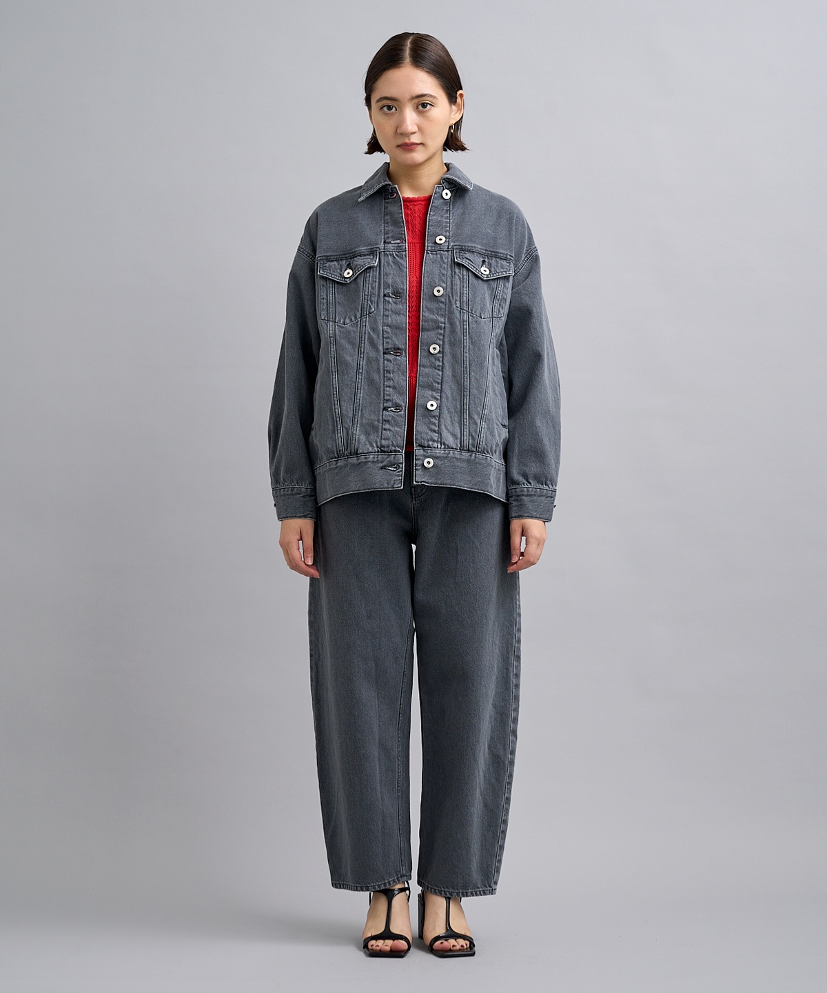 リボンデニムパンツ | MUVEIL Online Shop